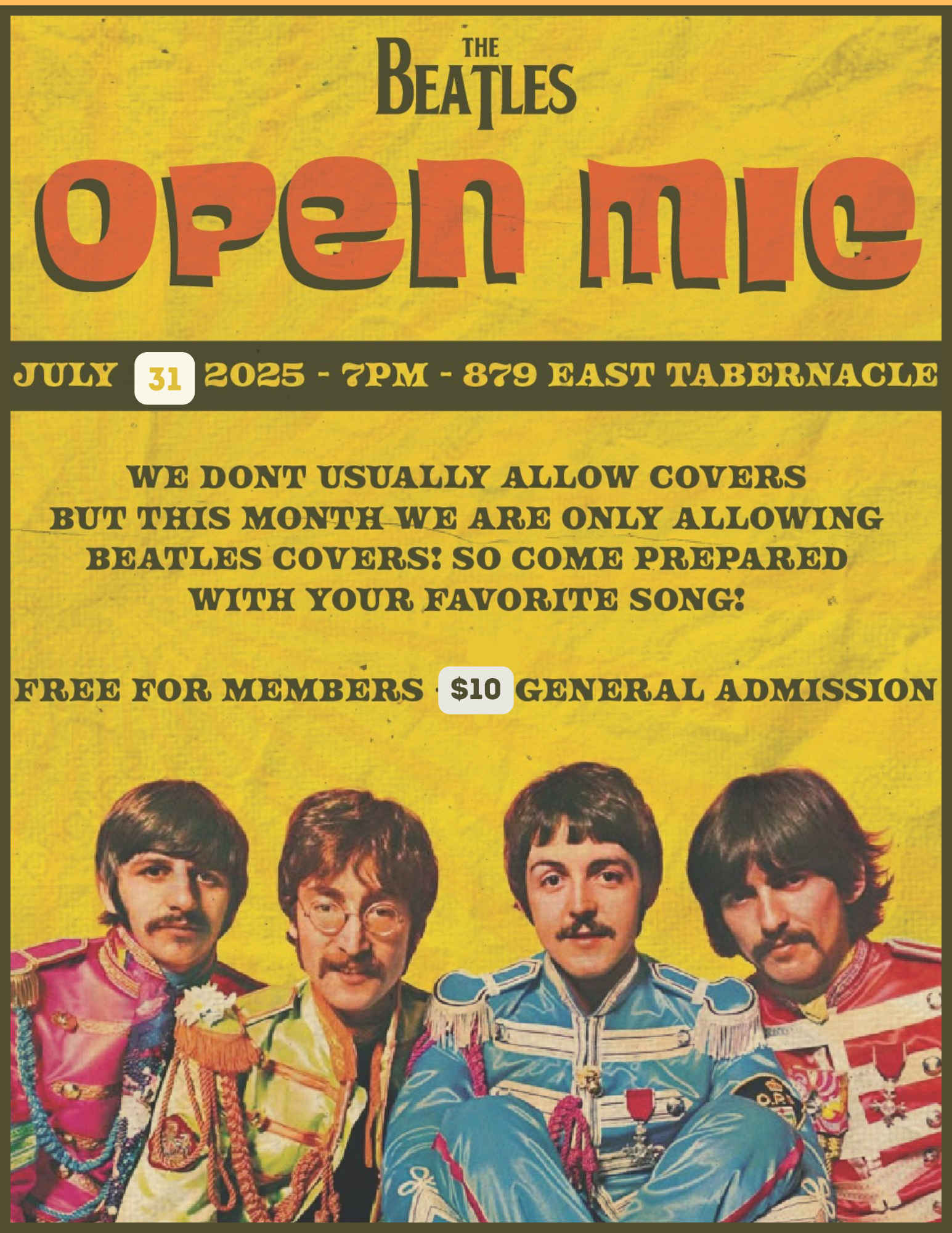 Open Mic: The Beatles